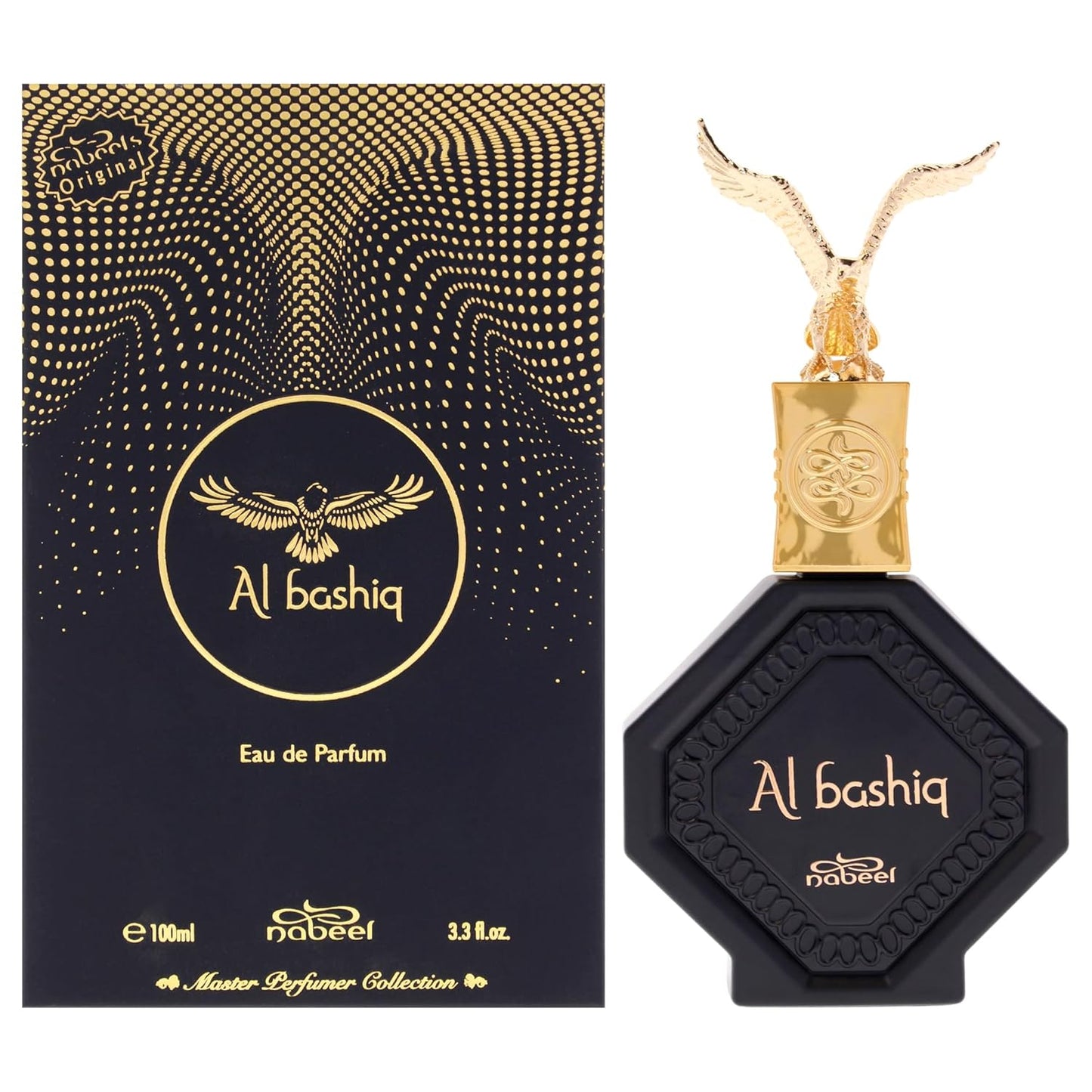 Nabeel Master Perfumer Collection - Al Bashiq Unisex Arabian Perfume | Leather, Incense & Saffron Scent - 3.3 oz EDP Spray
