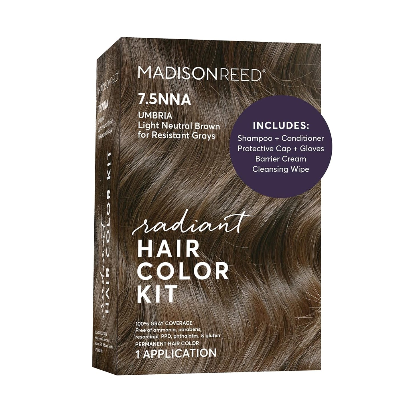 Madison Reed Radiant Hair Color Kit - 5RV Dark Garnet Red | Vivid Permanent Dye for Bold Color & Maximum Shine