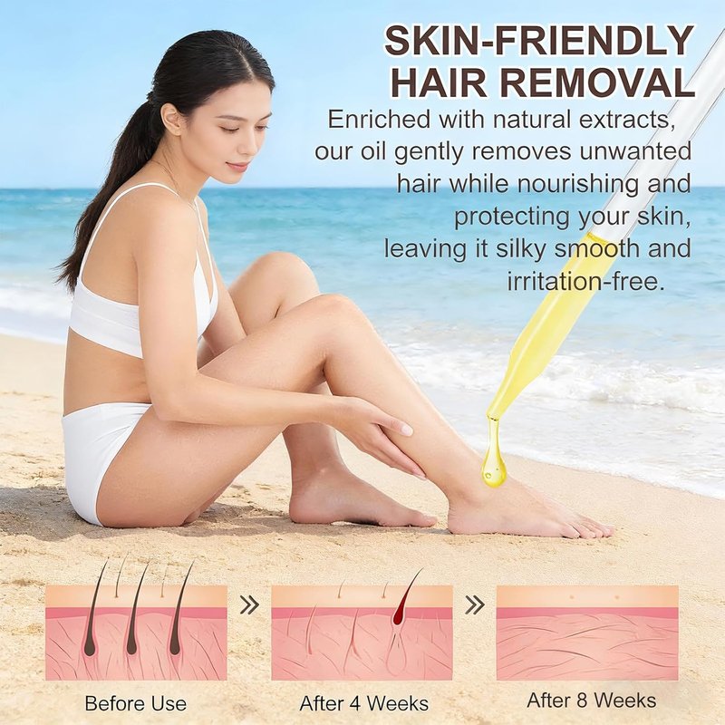 Cyperus Rotundus Oil for Hair Removal - Cold-Pressed Natural Plant Oil, 2 Fl Oz | Reduce Unwanted Hair