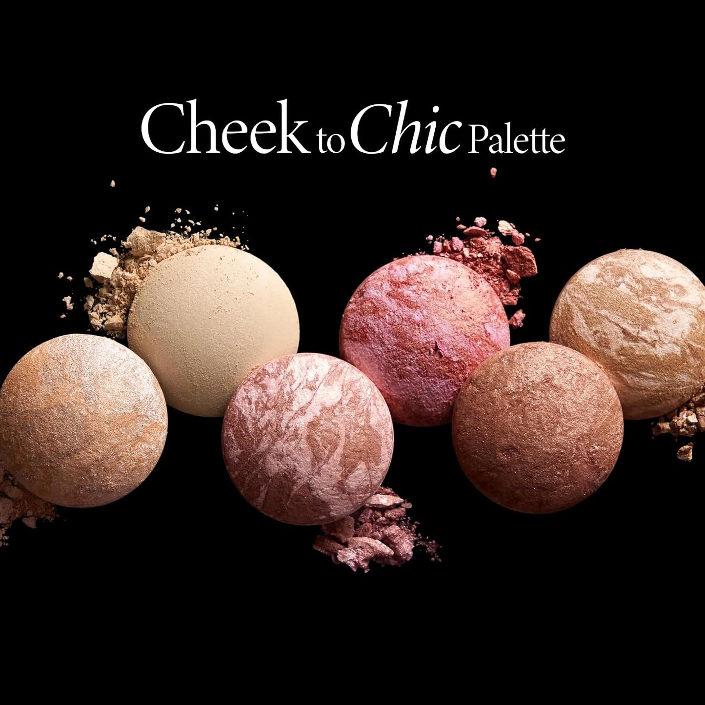 Cheek to Chic Tropical Glow Baked Face Palette - 2 Blushes, 2 Bronzers & 2 Highlighters