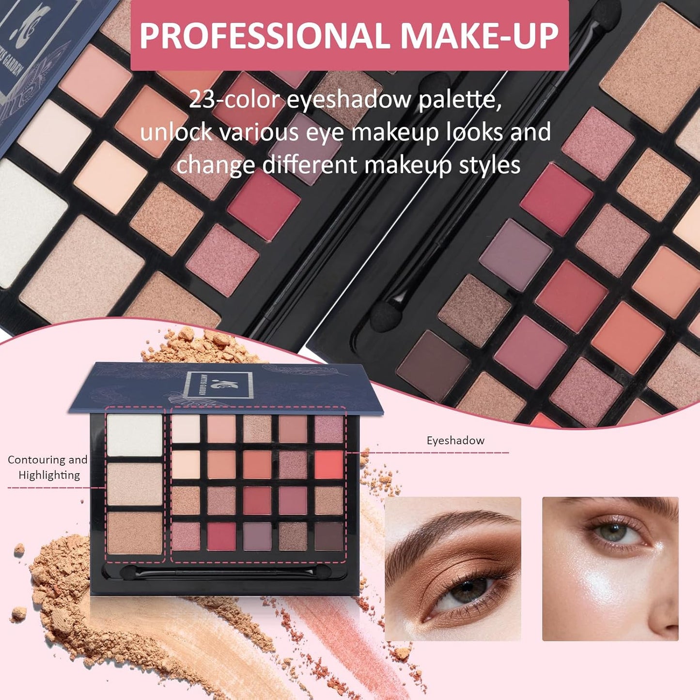 All-in-One Makeup Kit for Teens | Essential Gift Set for Women - Complete Makeup Bundle