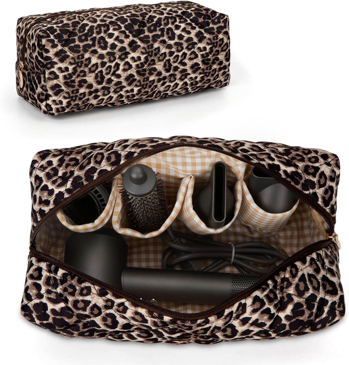 Hair Tools Travel Bag - Compatible with Dyson Airwrap | Cute Floral Organizer for Shark Flexstyle