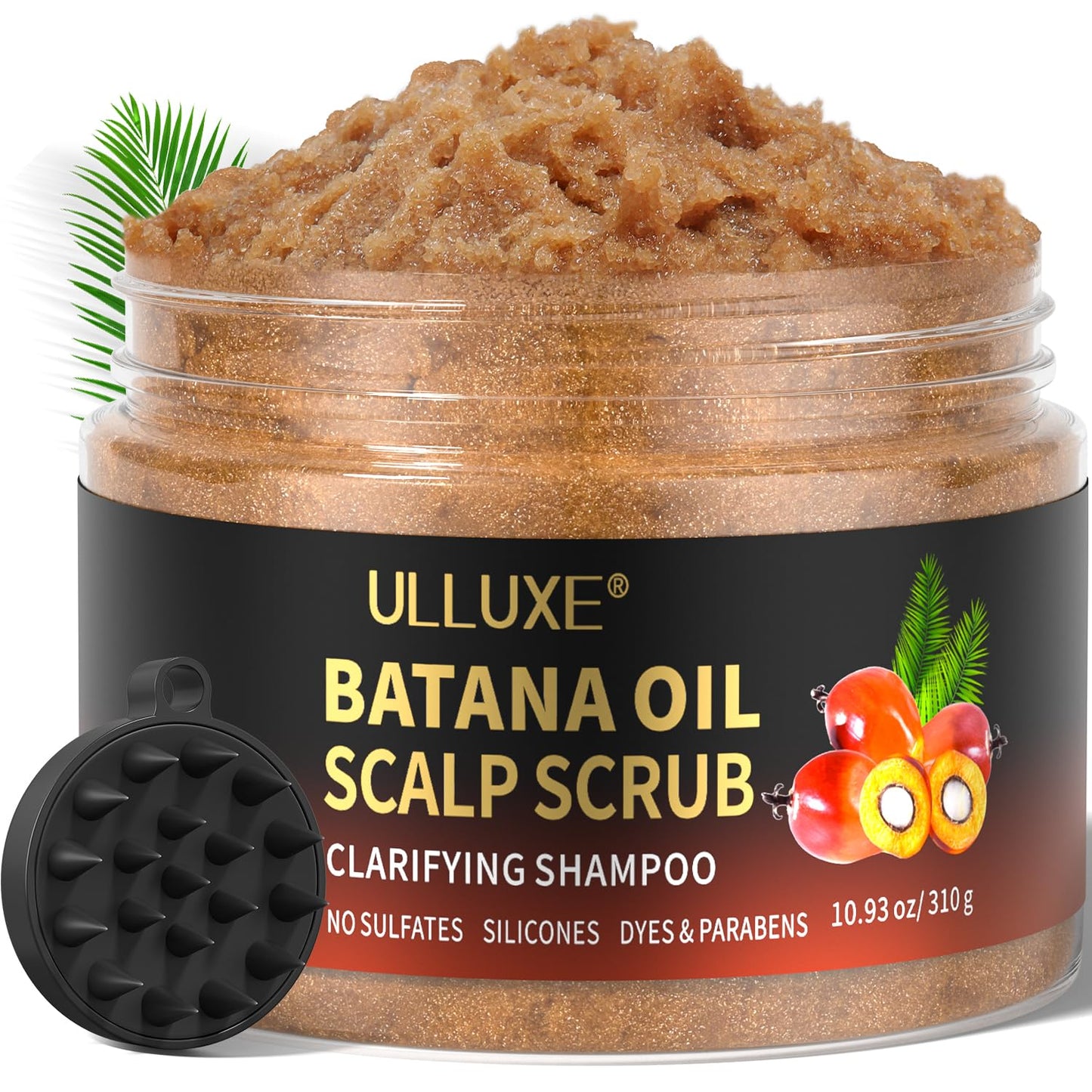 Scalp Scrub for Hair Growth - Exfoliating Deep Cleanser with Batana Oil & Rosemary | 10.93 oz