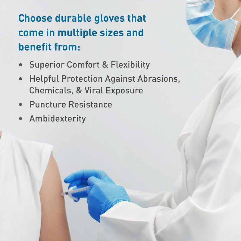 BodyMed Nitrile Gloves for Exam and Home Use, Small, 1,000 Count - Latex & Powder Free Disposable Gloves for Medical Use, Cooking, Cleaning & More