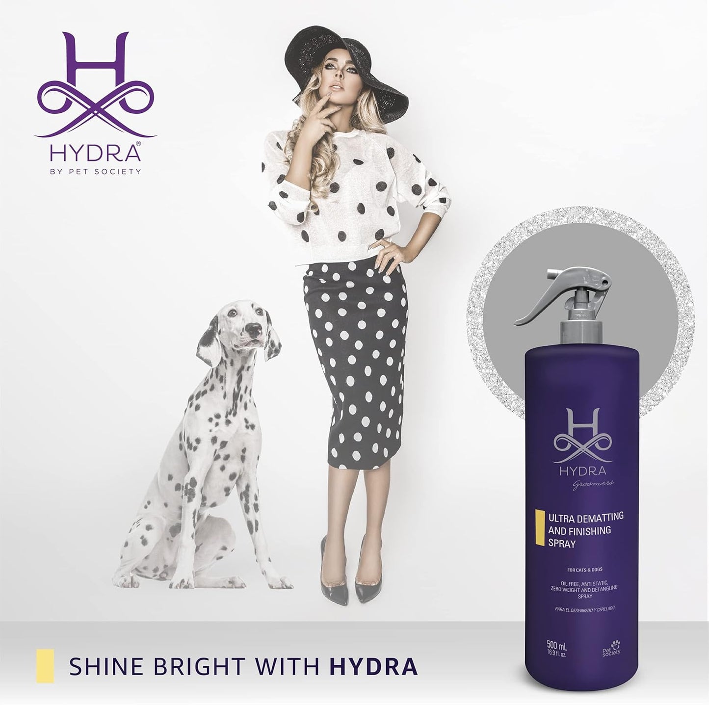Ultra Dematting and Finishing Spray for Dogs & Cats - Perfect for Long Hair Pets