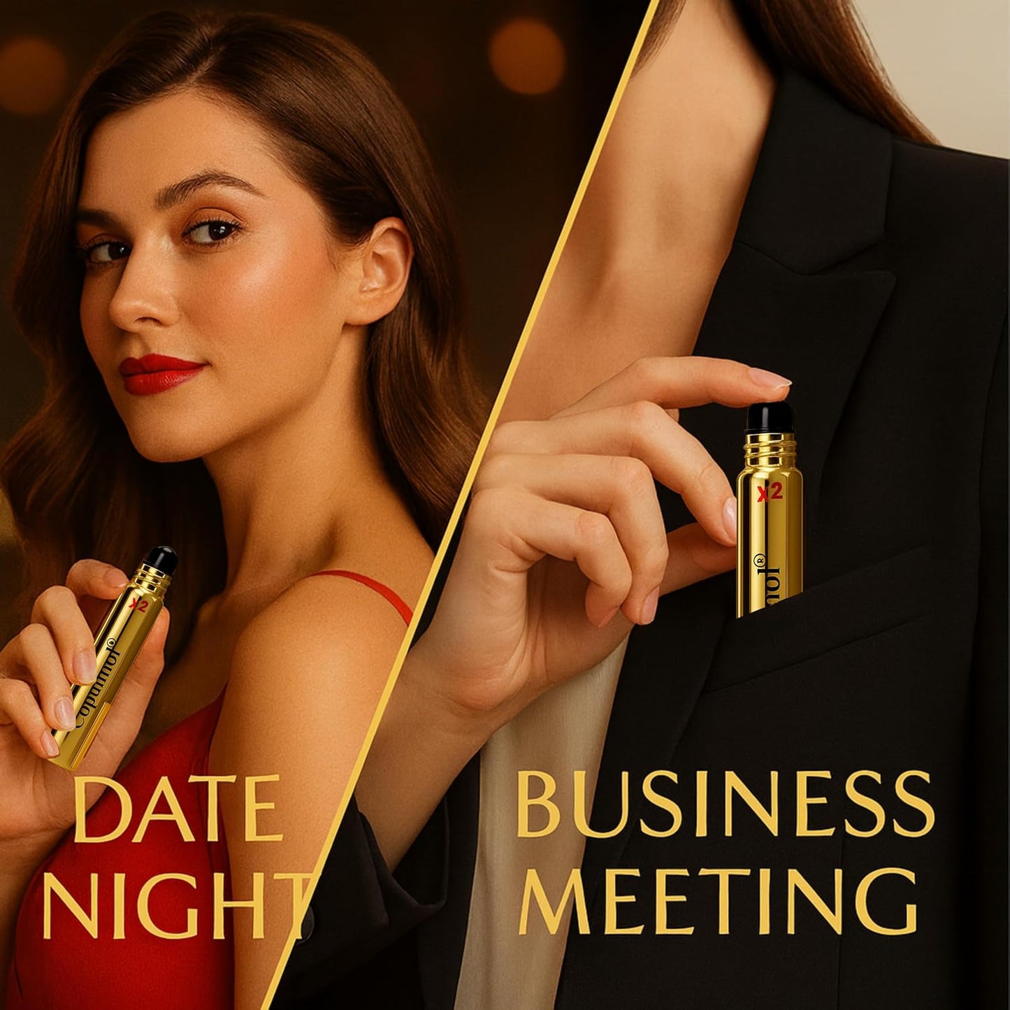 Pheromone Perfume for Women - Long-Lasting Copulinol Roll-On | 0.27 Fl Oz Concentrated Formula for Daily Wear