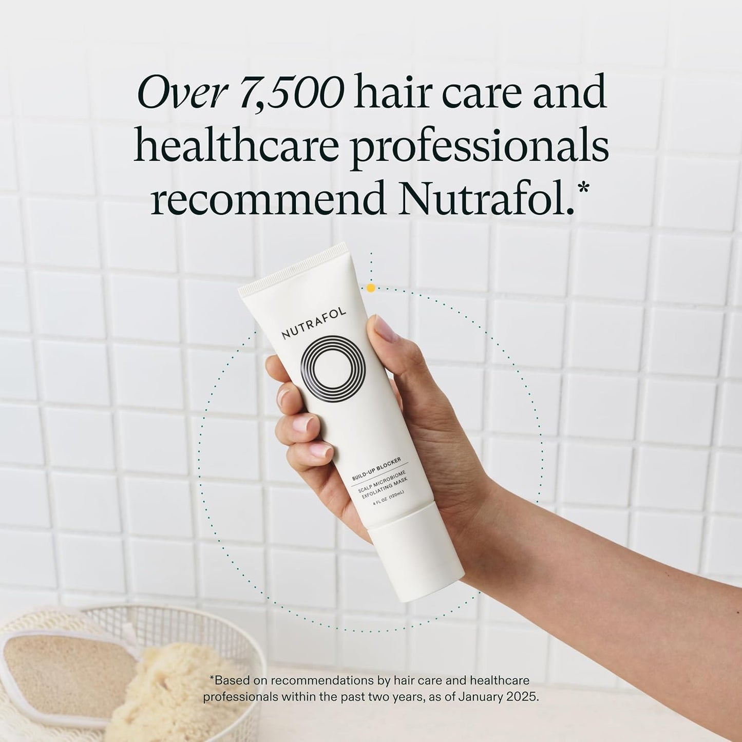 Nutrafol Exfoliating Scalp Mask - Remove Product Build-Up & Oil for Healthier Hair | 4 Fl Oz Bottle