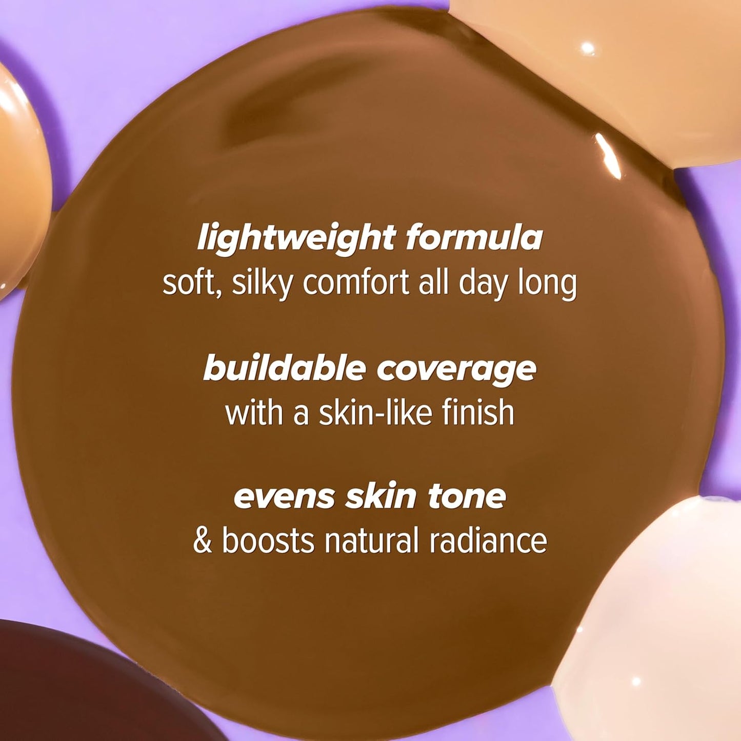 Natural Skin Tint Foundation - Cool Sand Shade | L.A. COLORS Lightweight & Flawless Finish