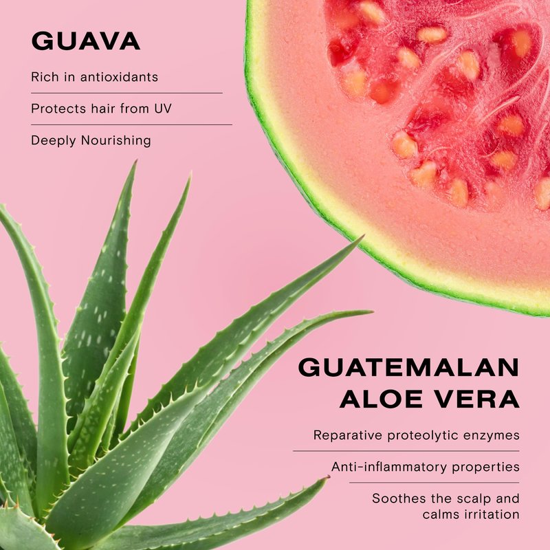 Ceremonia Guava Color Protect & Damage Repair Conditioner | Restores Hair & Boosts Shine with Aloe Vera | Protects Hair from UV and Heat, 8.45 fl oz