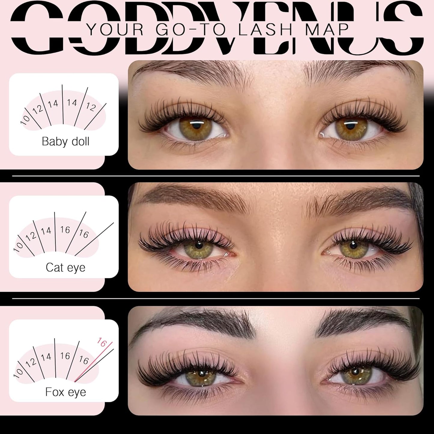 Plush Lash Clusters - Natural Wispy Eyelash Extensions for DIY Home Use | D Curl Individual Lashes