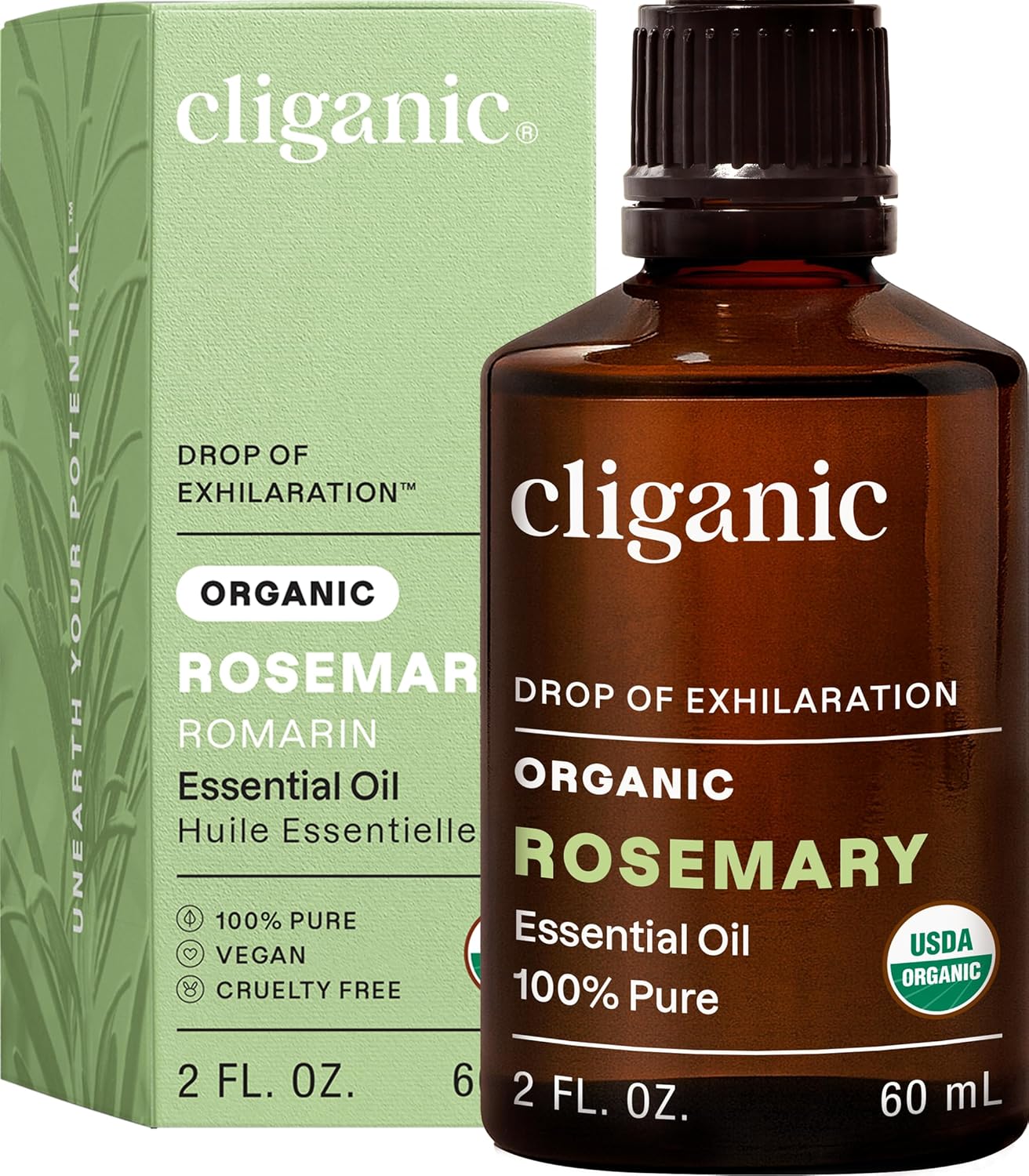 Cliganic Organic Lavender Essential Oil - 100% Pure Aromatherapy Oil | Non-GMO, 15ml