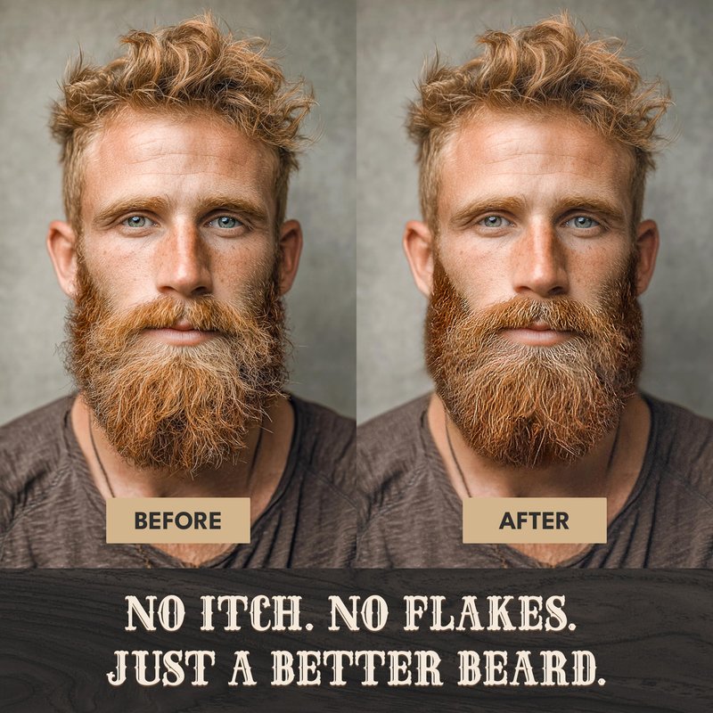 Bronmans Beef Tallow Beard Butter for Men - 4oz - Hydrating Coconut Beard and Skin Balm with Shea Butter - Deeply Moisturizing Tallow