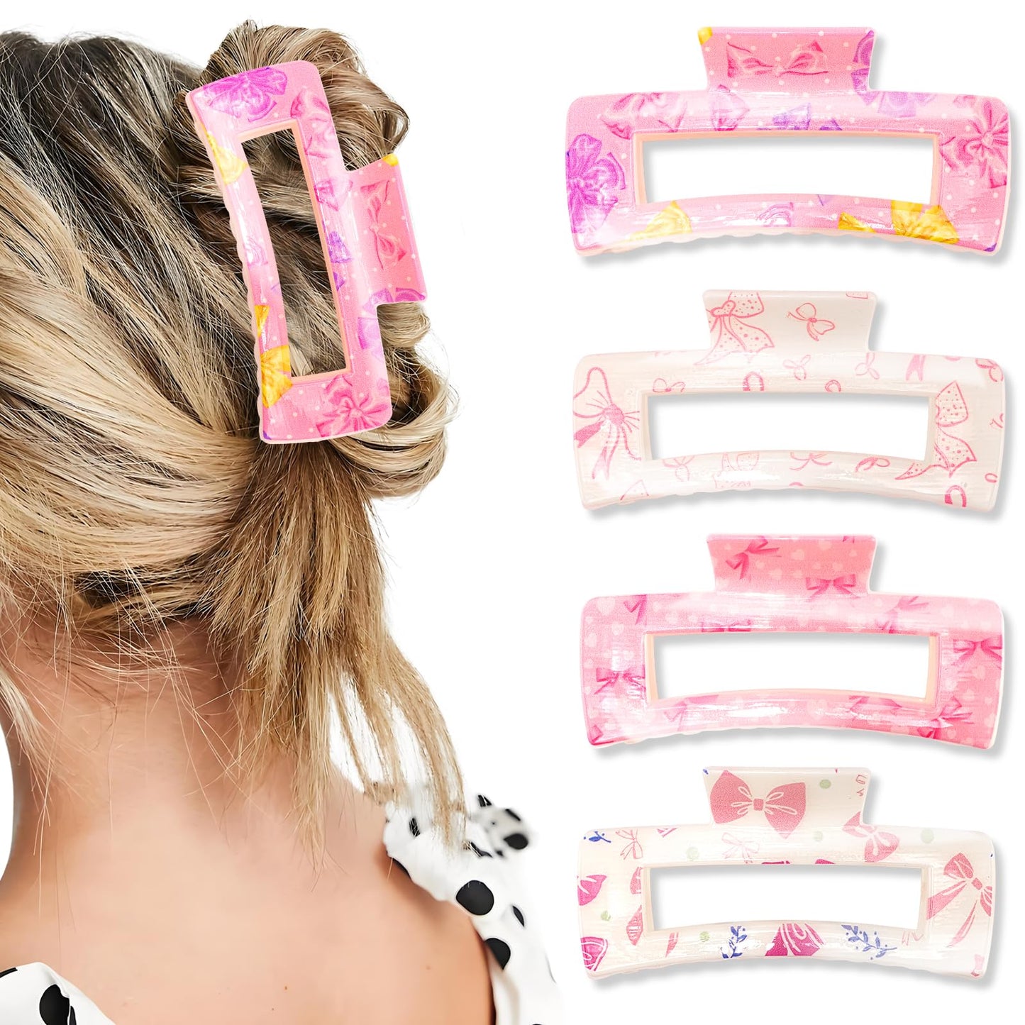 KICOSY 4PCS Claw Clips for Women