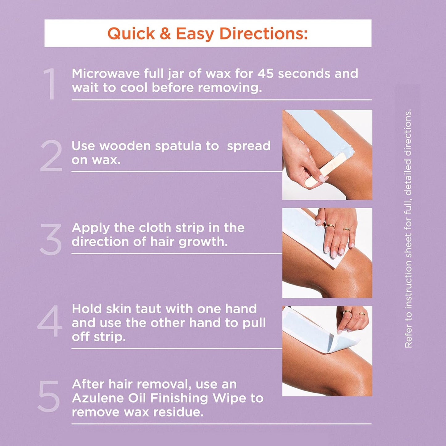 Sally Hansen Microwavable Wax Starter Kit - Hair Removal for Body, Legs & Bikini | Vegan & Dermatologist Tested