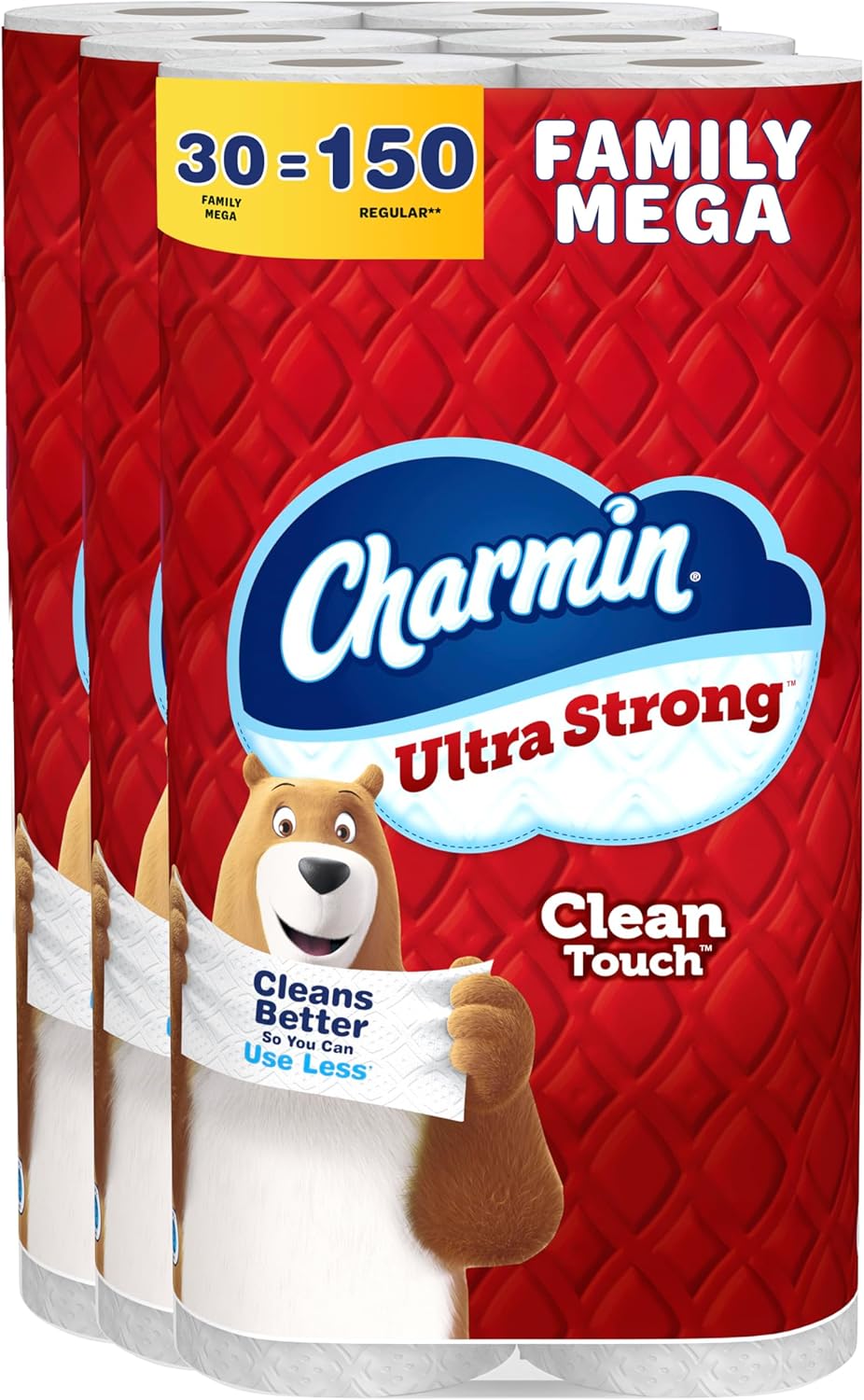 Charmin Ultra Strong Toilet Paper - 24 Mega Rolls | 120 Regular Rolls, Soft & Durable