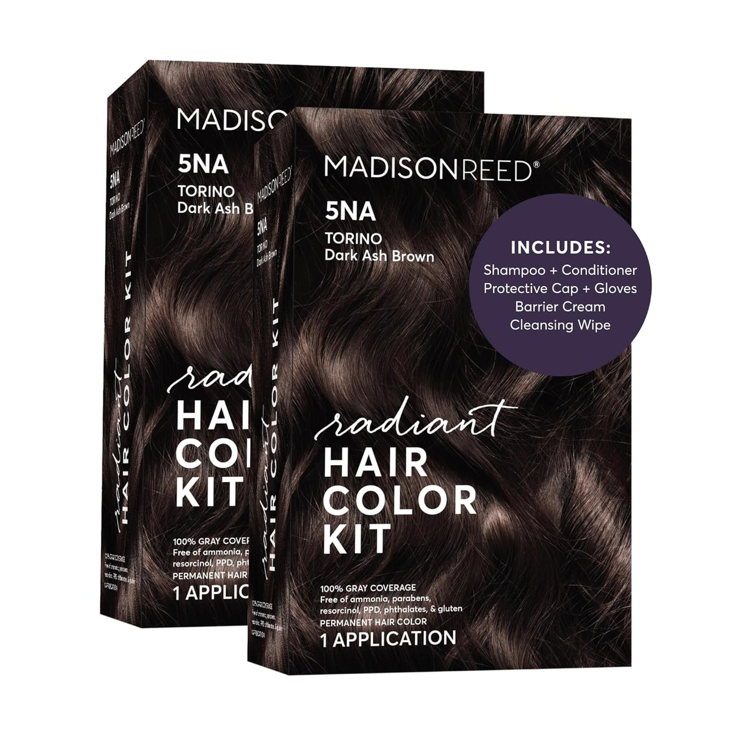 Madison Reed Radiant Hair Color Kit - 5RV Dark Garnet Red | Vivid Permanent Dye for Bold Color & Maximum Shine