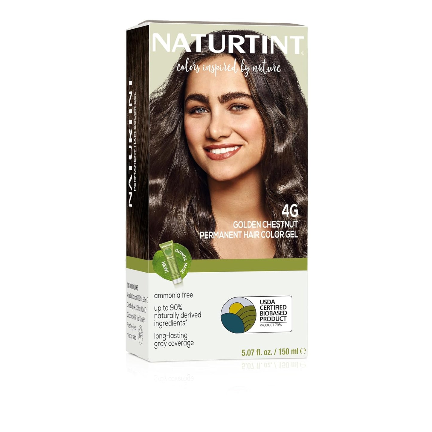 Naturtint 7N Hazelnut Blonde Permanent Hair Color | Ammonia-Free, Vegan, 100% Gray Coverage, Long-Lasting Results