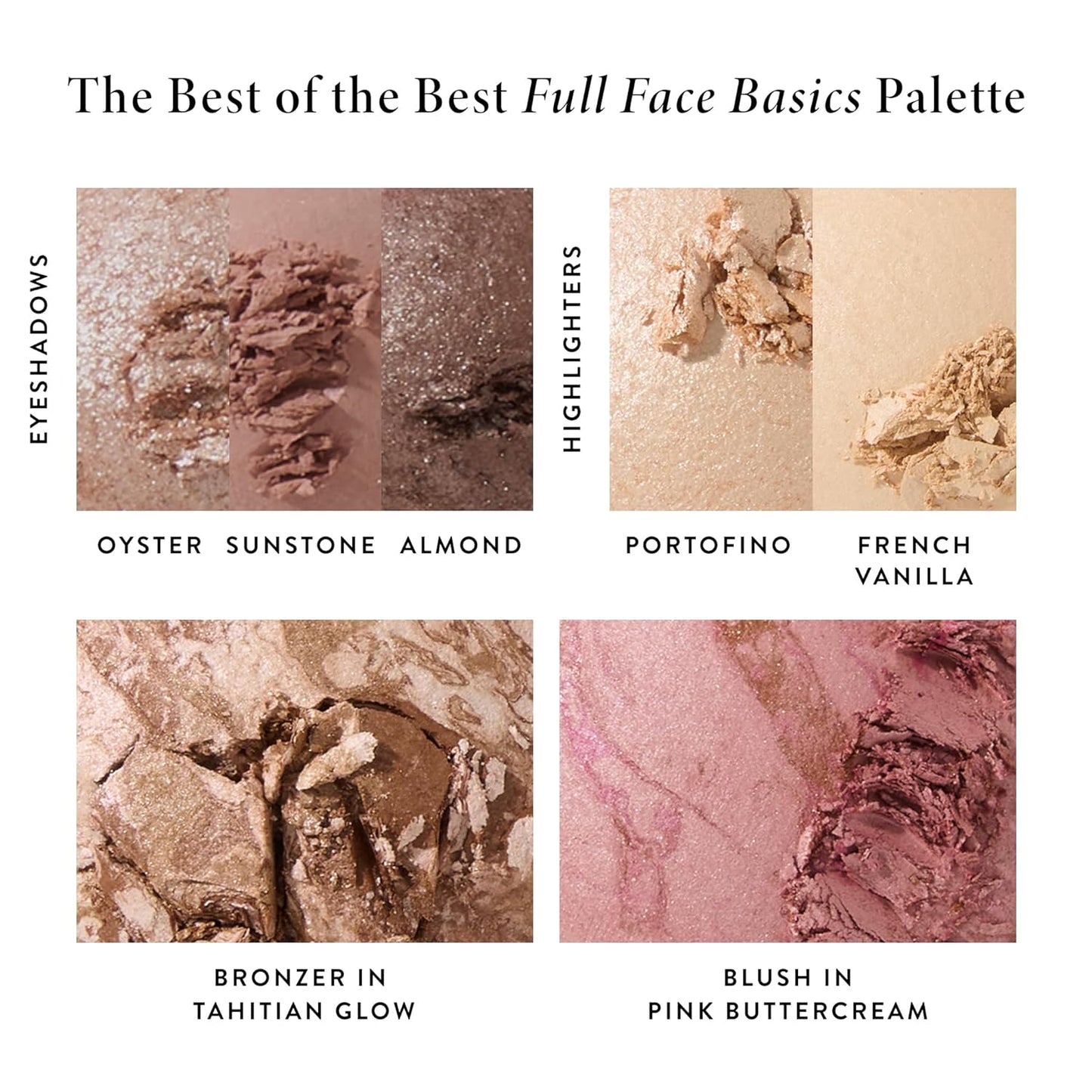 Laura Geller Baked Starter Kit - Full Face Palette, Powder Foundation & Kabuki Brush Set | Porcelain Finish