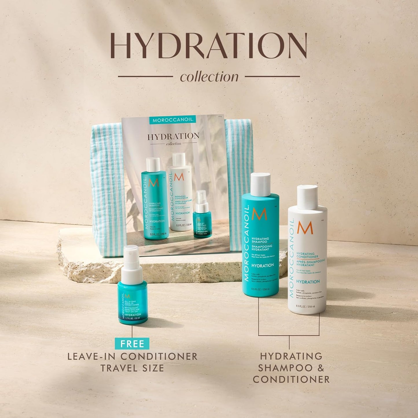 Moroccanoil Hair Hydration Gift Set | Nourishing Oil & Mask for Soft, Healthy Hair