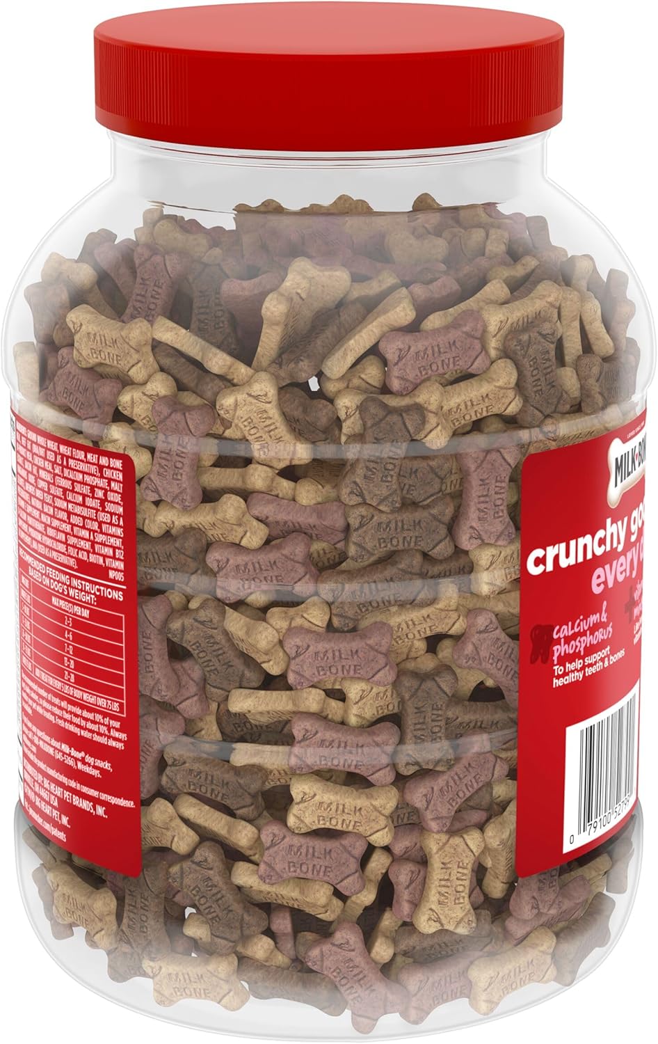 Milk-Bone Mini Dog Biscuits - Flavorful Crunchy Treats for Dogs | 36 Oz Canister