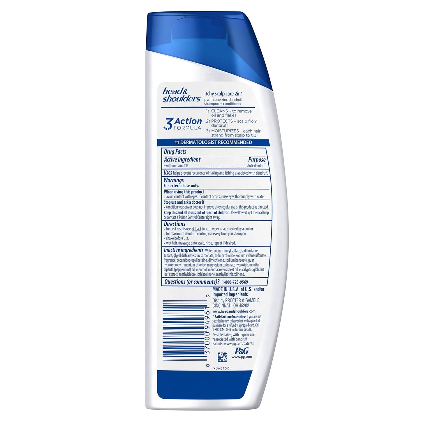 Head and Shoulders Itchy Scalp Care - Eucalyptus 2-in-1 Anti-Dandruff Shampoo & Conditioner | 8.45 Fl Oz