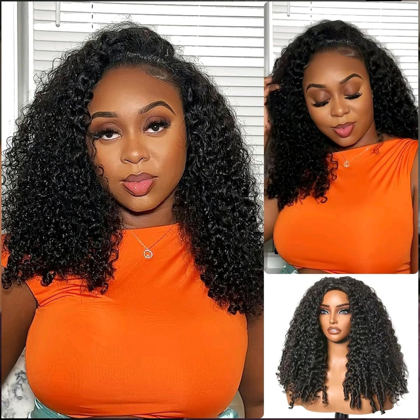 Deep Wave Lace Front Wigs - 250% Density Human Hair for Black Women | Brazilian Glueless Pre-Plucked with Baby Hair