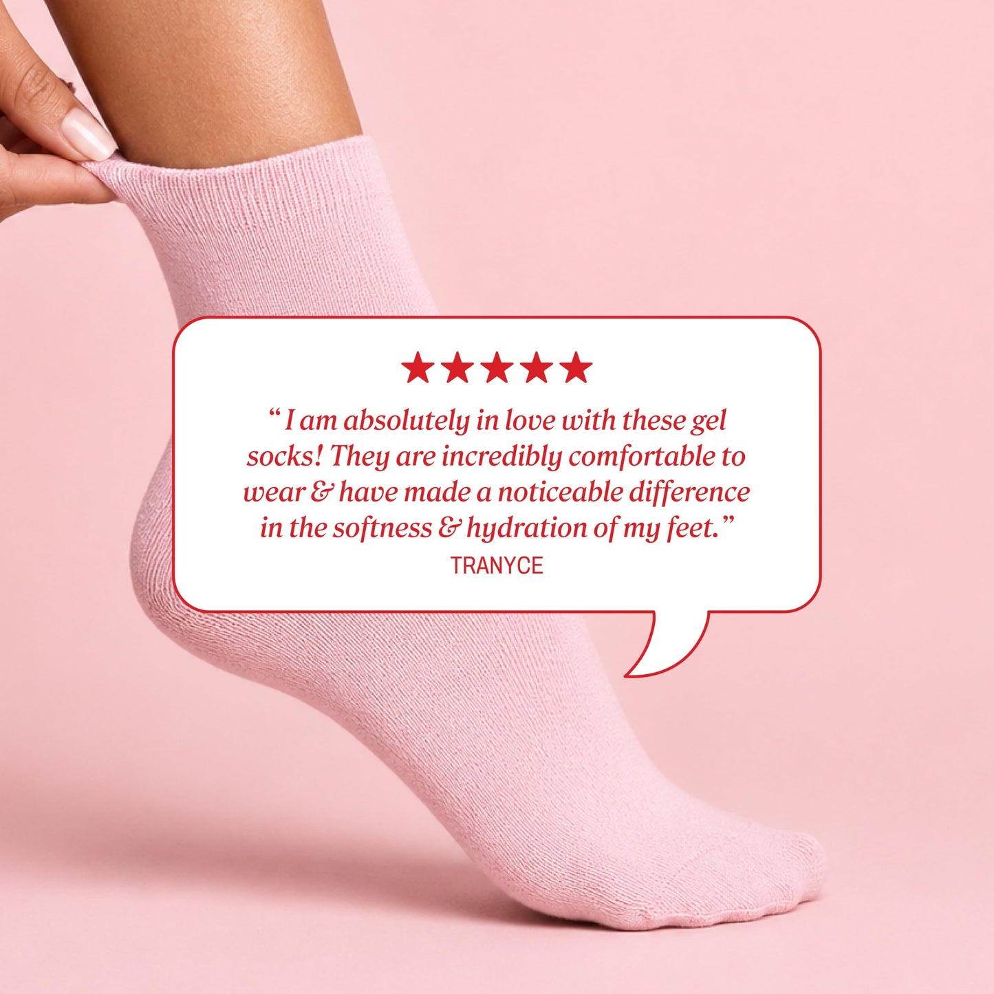 Onyx Professional Gel Moisturizing Socks, One Size Dry Feet Treatment for Women or Men, Hydrating Spa Socks for Dry Feet and Cracked Heel Repair, One Reusable Pair