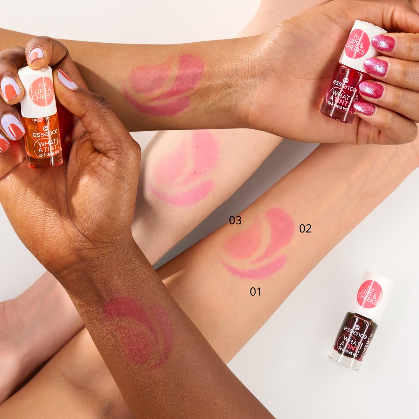 essence What a Tint! Lip & Cheek Stain (01 | Kiss from a Rose)
