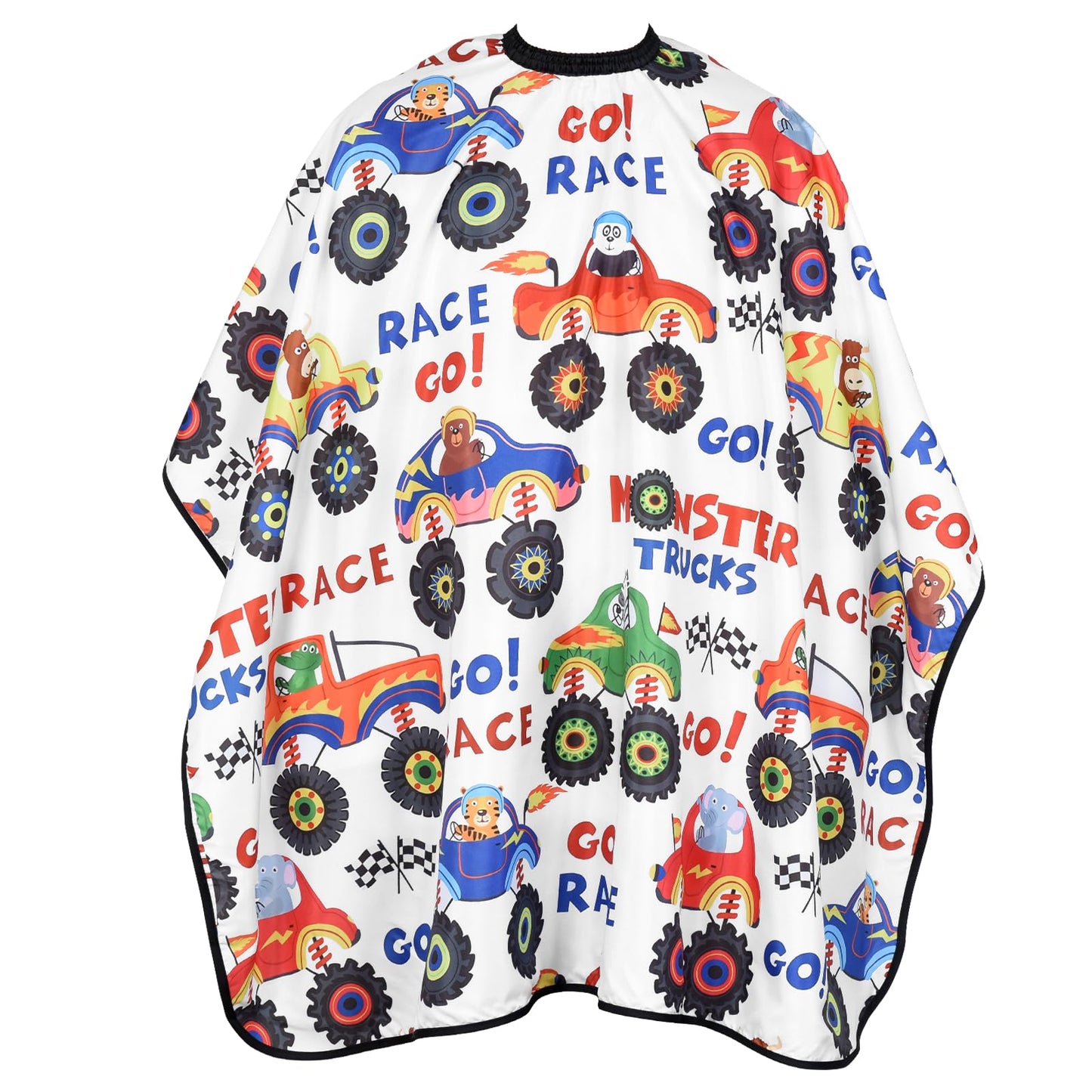 FaHaner Kids Haircut Cape Waterproof Kids Barber Capes with Adjustable Neckline Unisex Kids Hair Cutting Cape Cover Barber Apron for Hairdresser