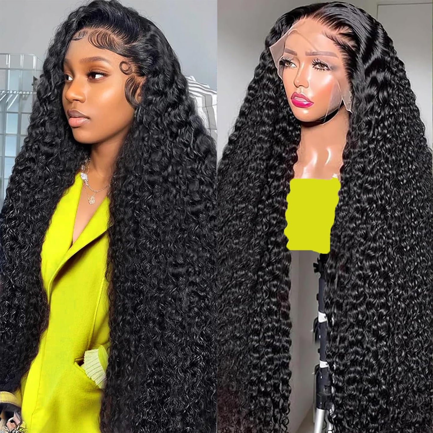 Deep Wave Bob Wig - 200 Density HD Lace Front Human Hair | Glueless Short Curly 12 Inch for Black Women