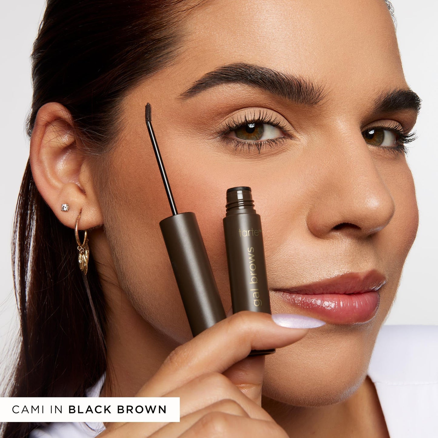 tarte busy gal tinted brow gel – 3-in-1 Waterproof Longwear Eyebrow Gel to Shape, Tint & Set Brows, Infused with Vitamin E, Vegan & Cruelty-Free, full size, ash blonde