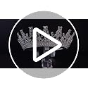 JWICOS Silver Rhinestone Tiara Crown for Wedding Bridal Hair Accessories