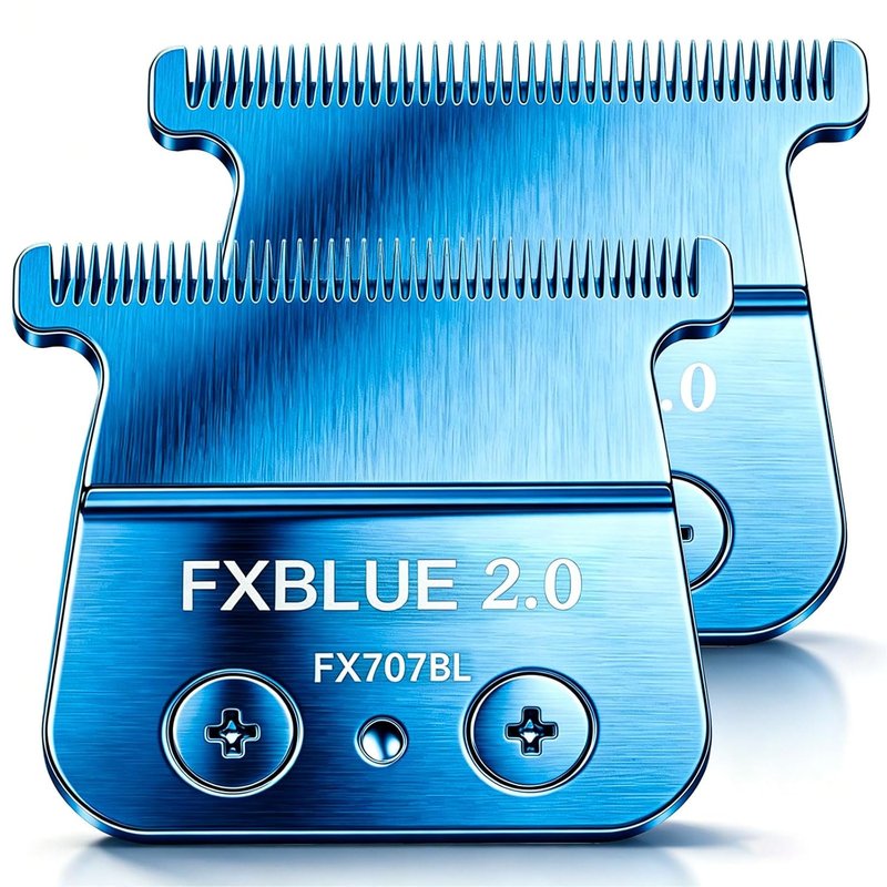 Replacement Blade for BaByliss PRO Hair Trimmers - 2PCS Blue Blades for FX787, FX799, FX726, FX729