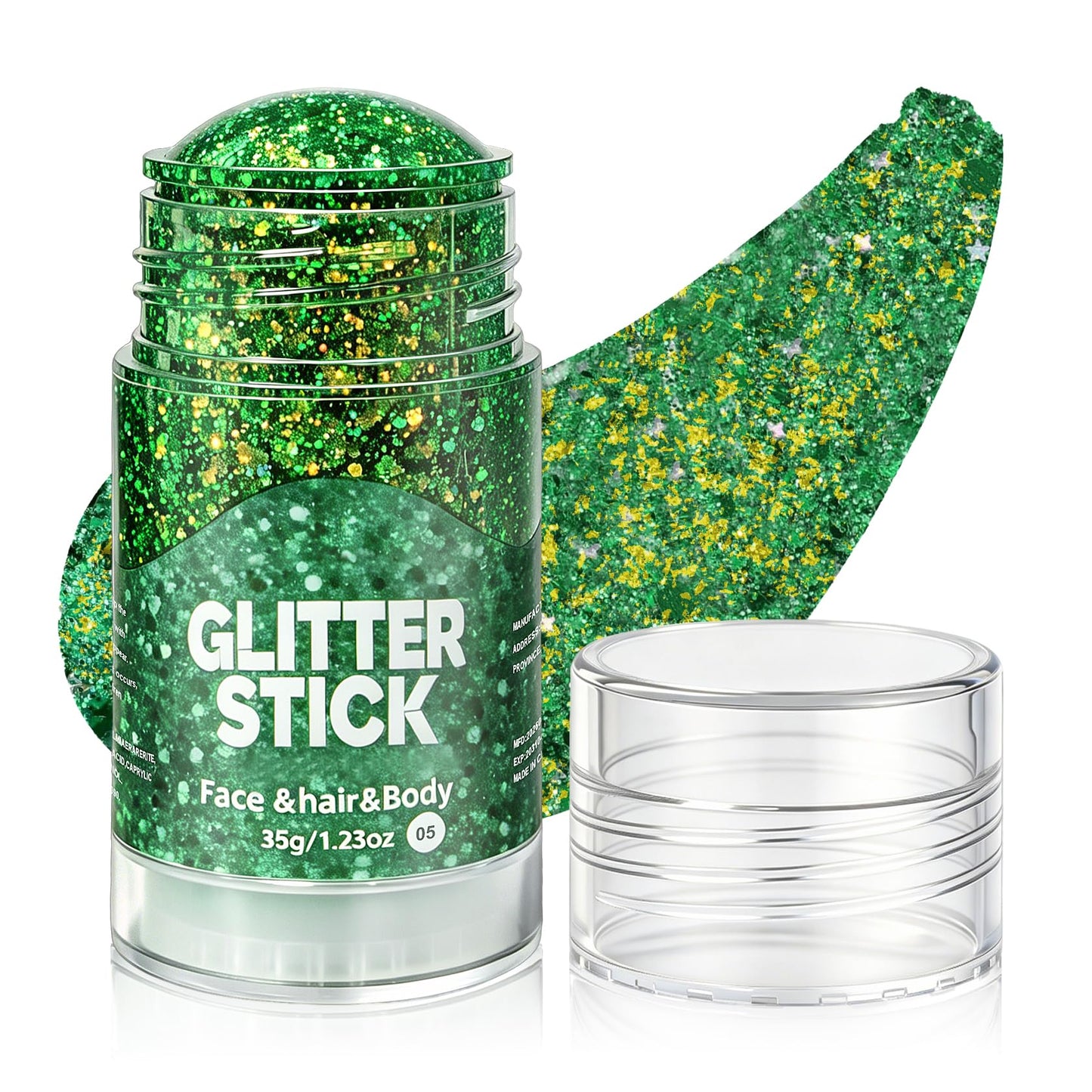 Green Yellow and Green Face Paint Stick