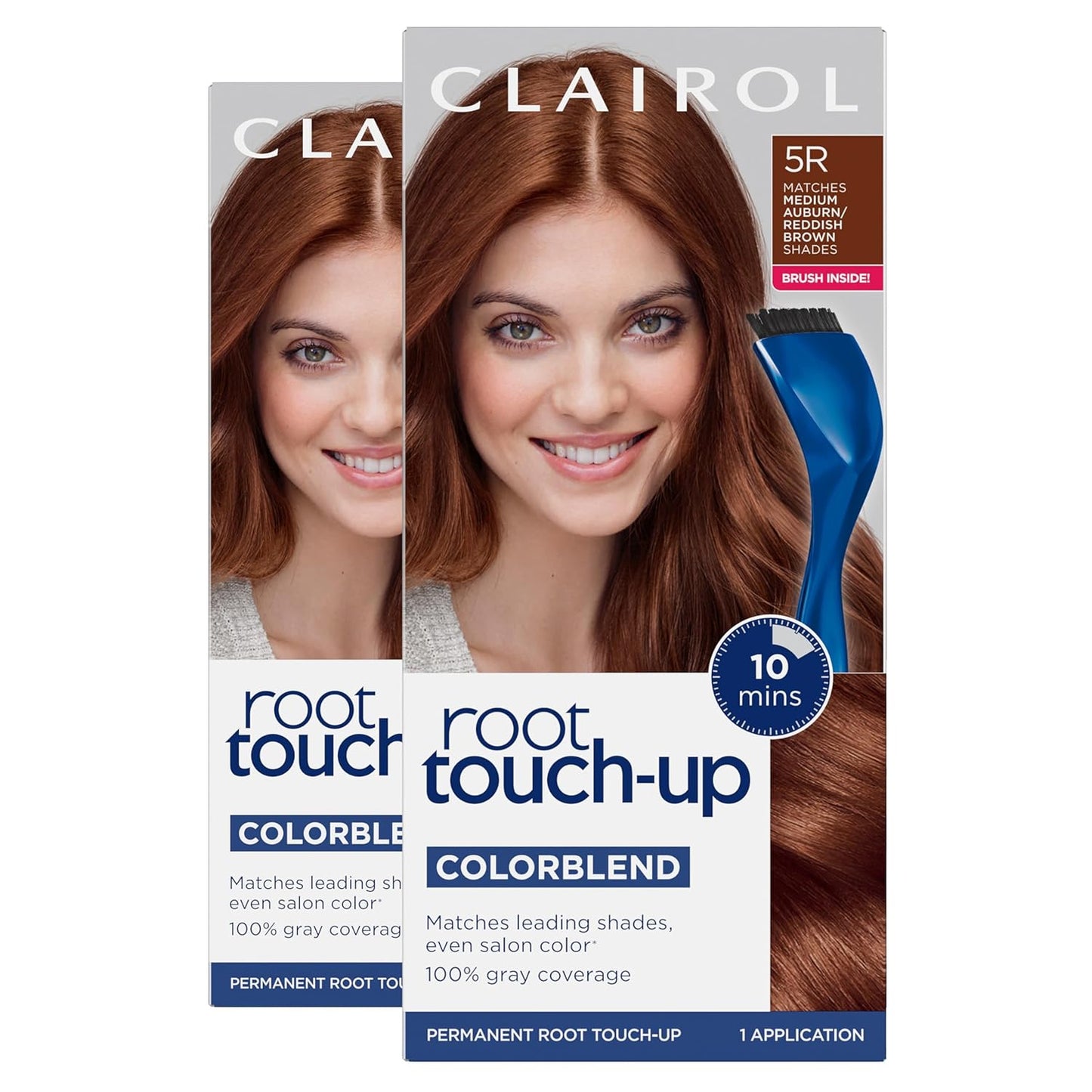 Clairol Root Touch-Up Permanent Hair Dye - 5 Medium Brown | 100% Gray Coverage, Easy Brush Application