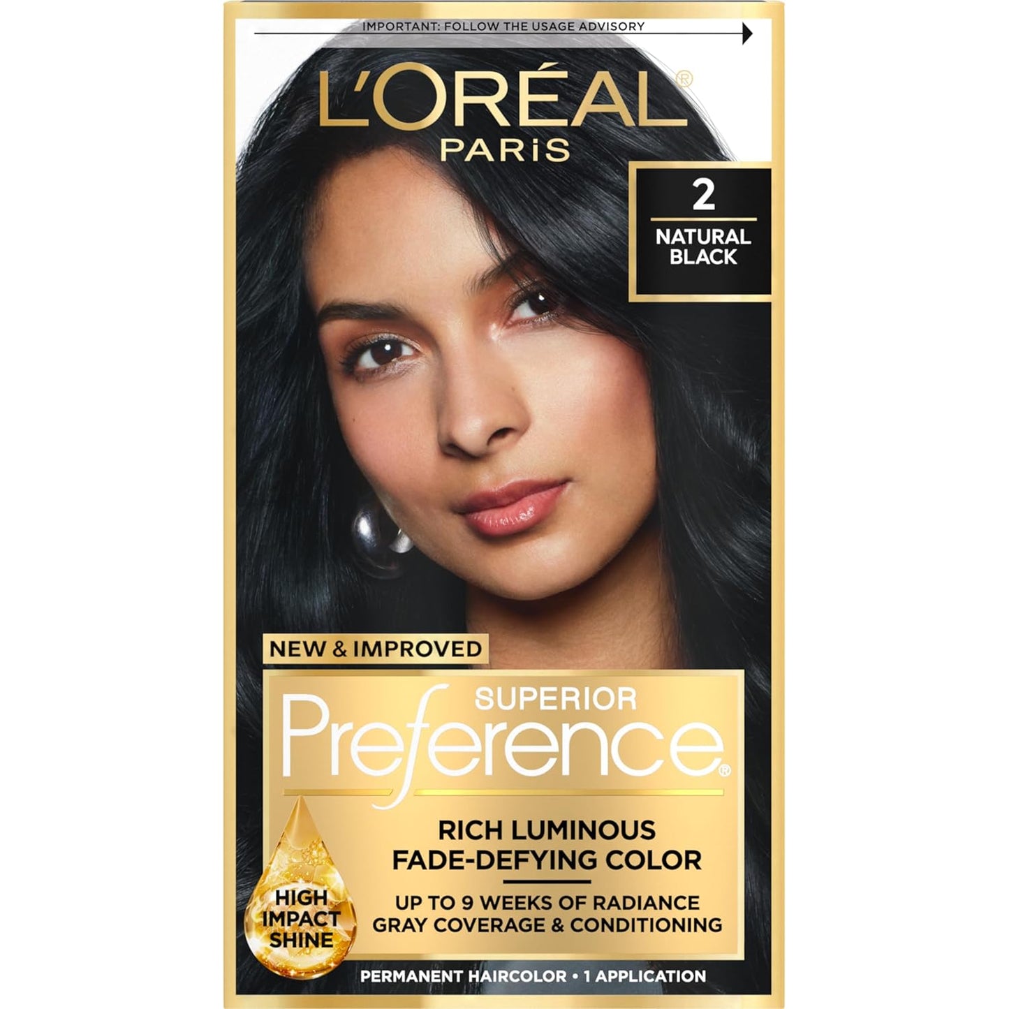 L'Oreal Paris Hair Color - Superior Preference Dark Ash Blonde 7A | Fade-Defying Permanent Dye for 9 Weeks of Radiance