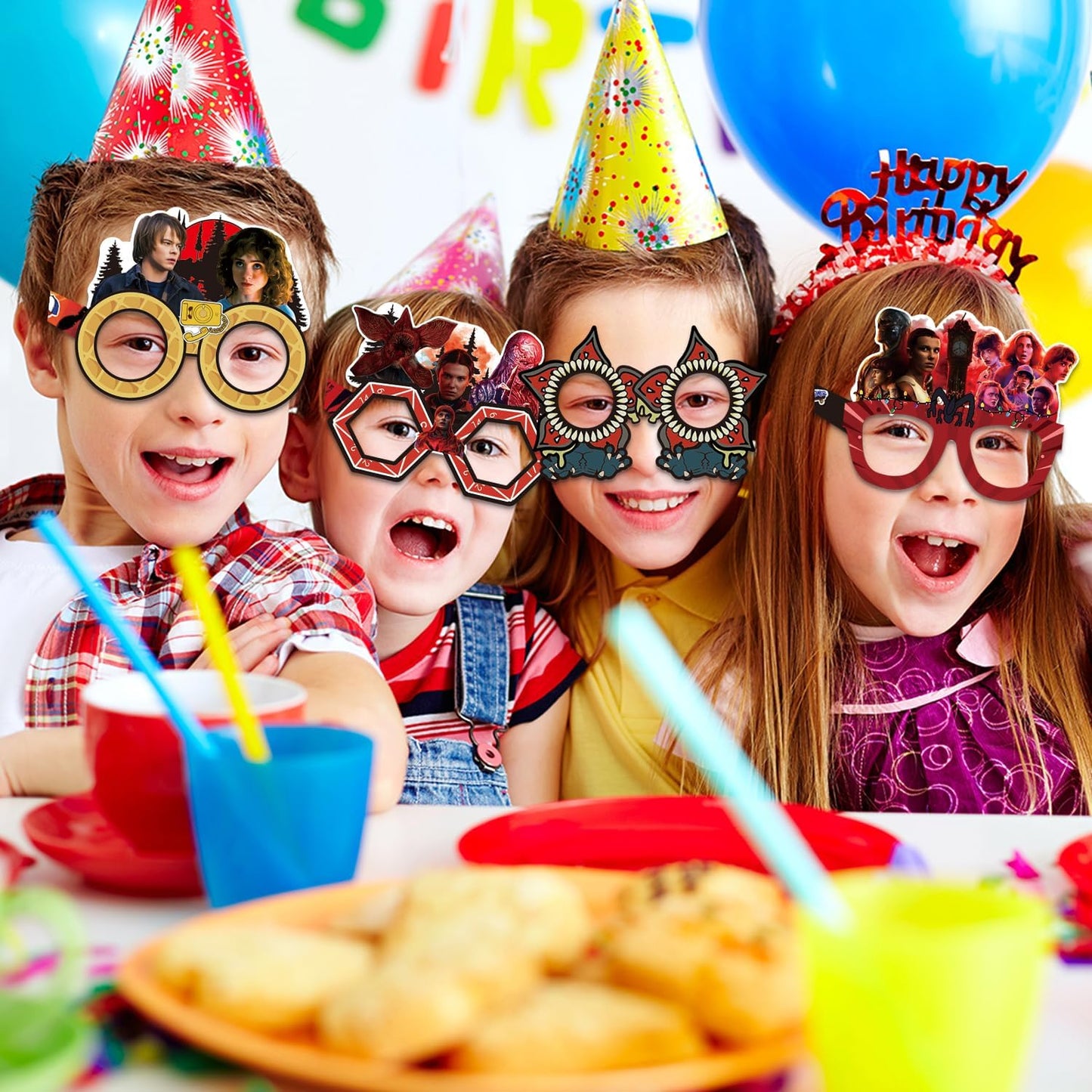 TV Series Theme Party Decorations - 12 Pcs Role-Playing Photography Glasses for Birthdays & Celebrations