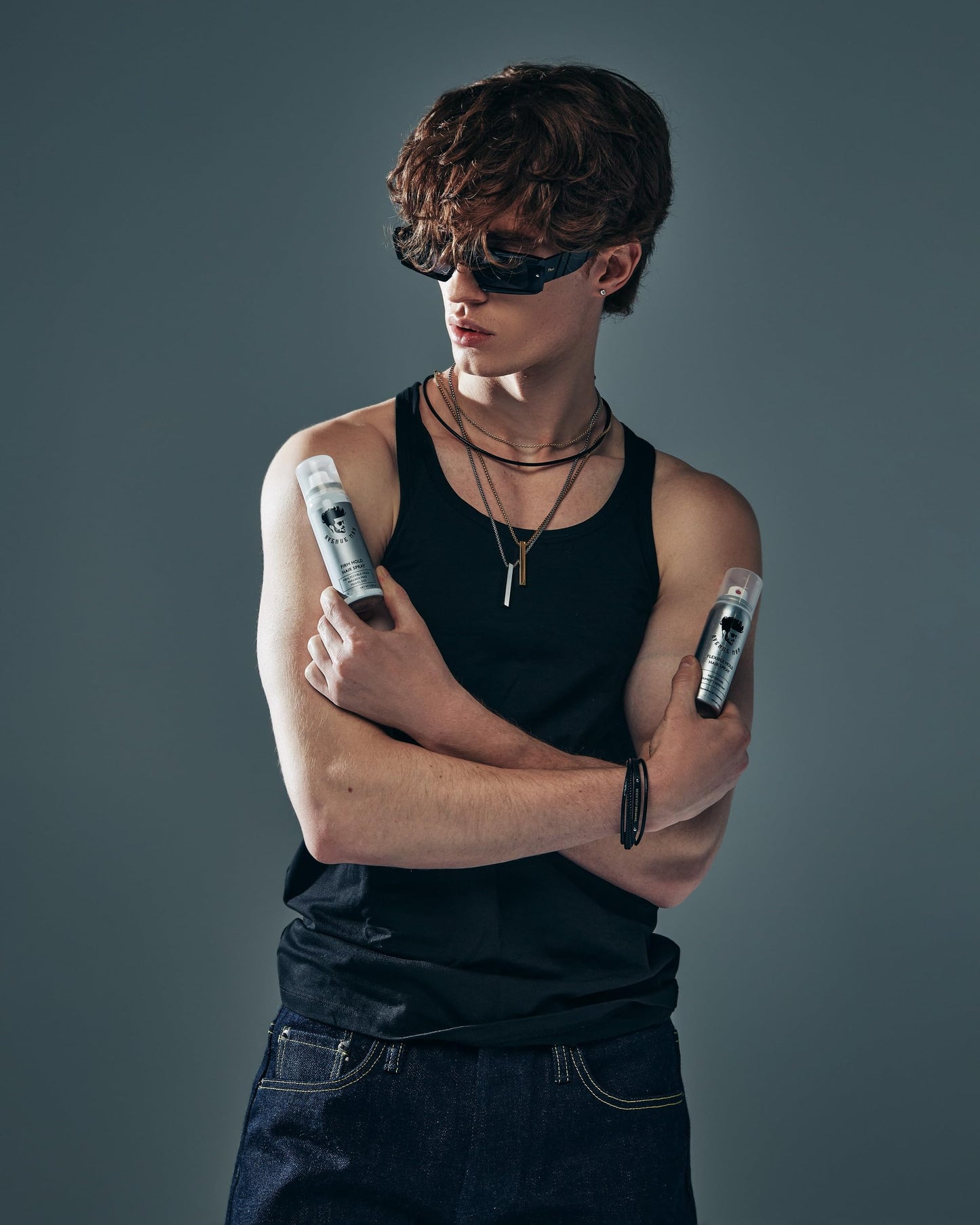 Avenue Man Hair Thickening Spray for Men - Travel Size - Professional Volumizing & Strong Hold Texturizing Spray for Men - Humidity Resistant & Easy Rinse Formula - Mens Hairspray Extra Hold - 1.76 oz