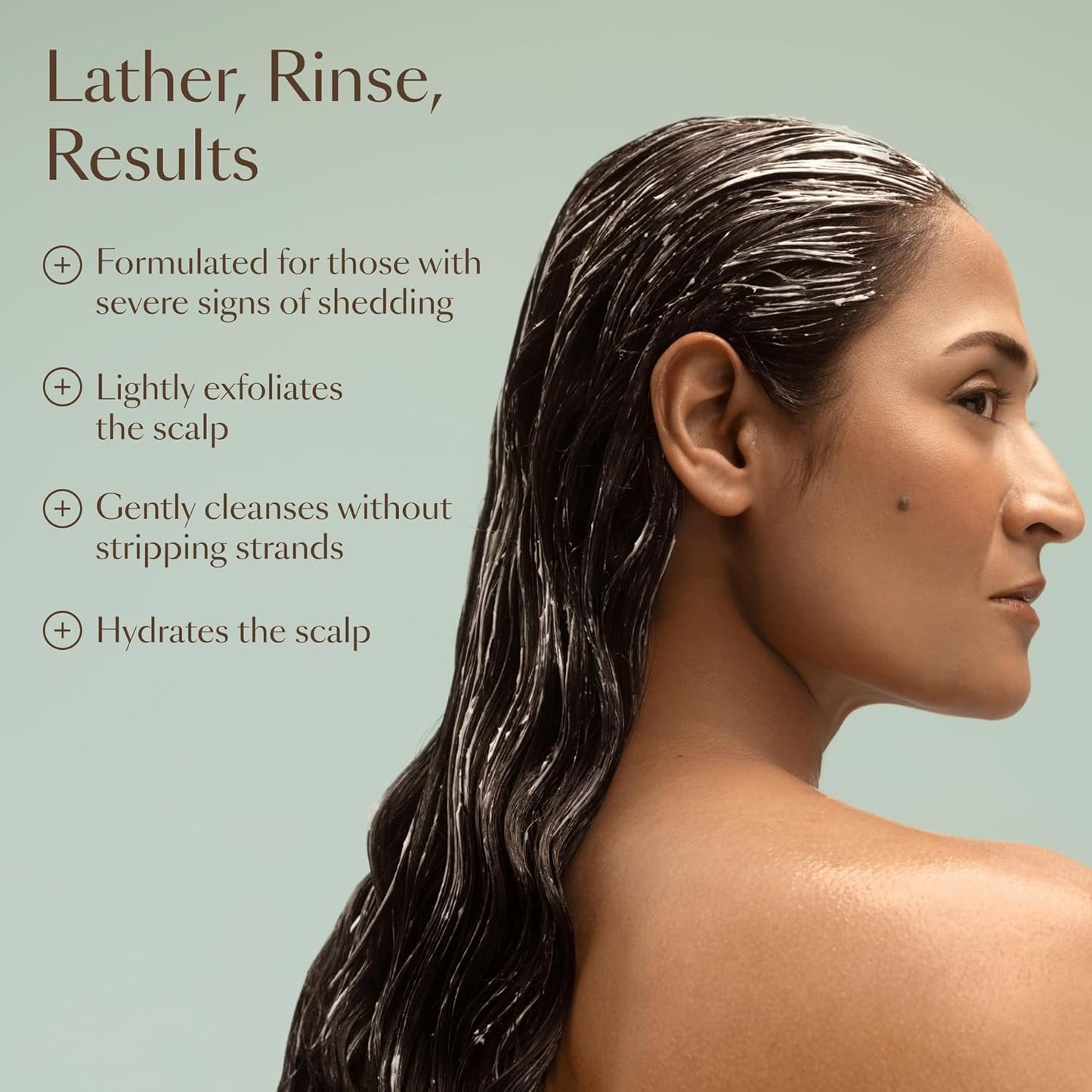 GRO+ Advanced Balancing Shampoo & Conditioner Kit - Hydrates Scalp, Softens Hair | Color Safe, Vegan, 8 Fl Oz Each