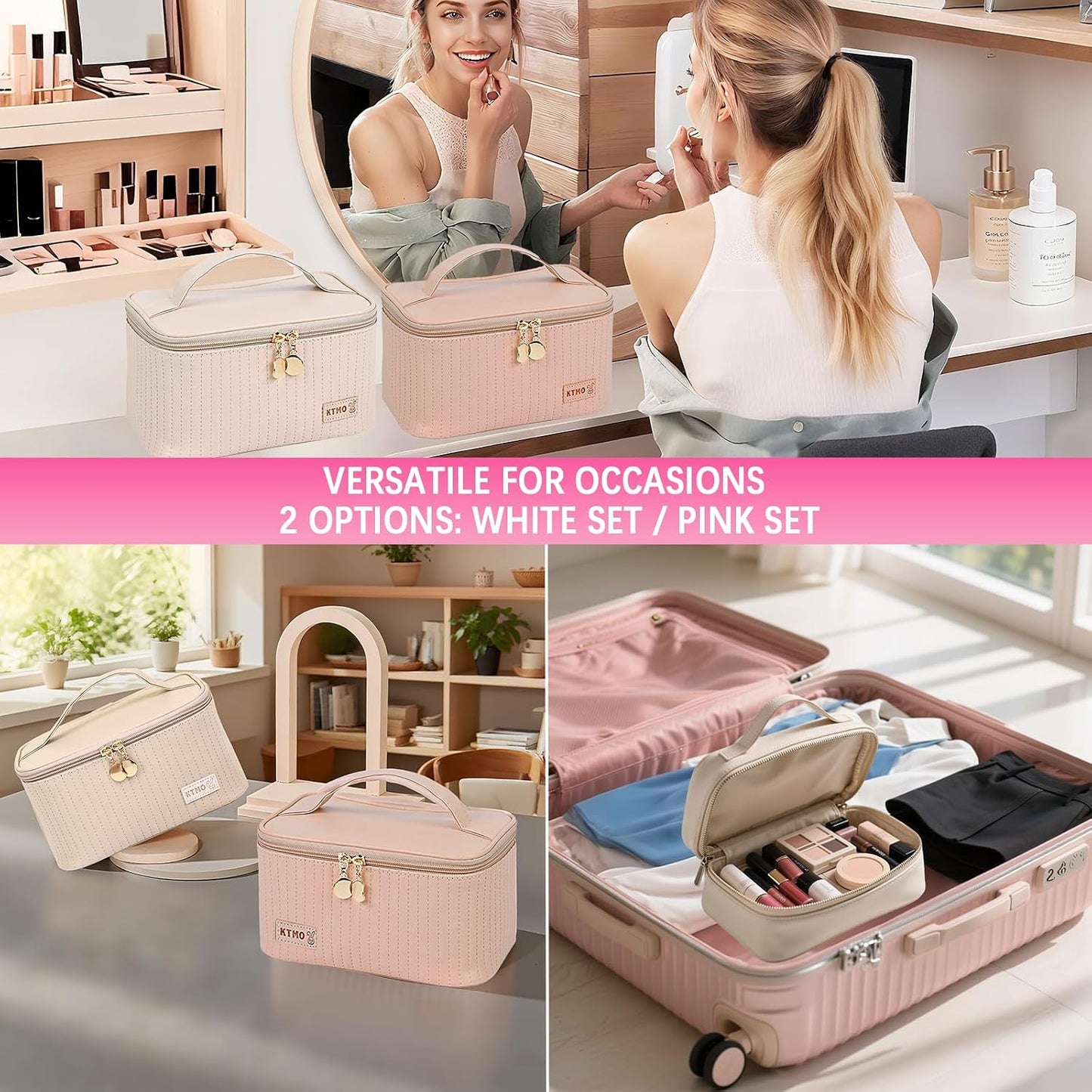 All-in-One Makeup Kit for Women - Complete Gift Set with Eyeshadow Palette, Foundation, Eyeliner & Brushes | Ideal for Teens & Girls