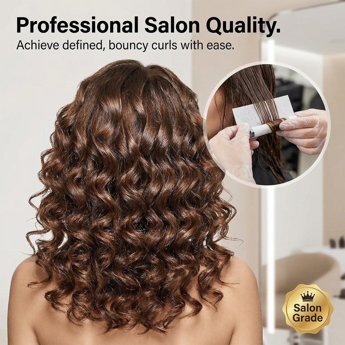 YBEATY 320PCS Perm Paper Disposable Salon Hair End Wrap Papers Heat-Resistant End Tissue Perm Roller Paper Hairstyling Curling Tool for Professional Stylist Salon Shop Home Cold Hot