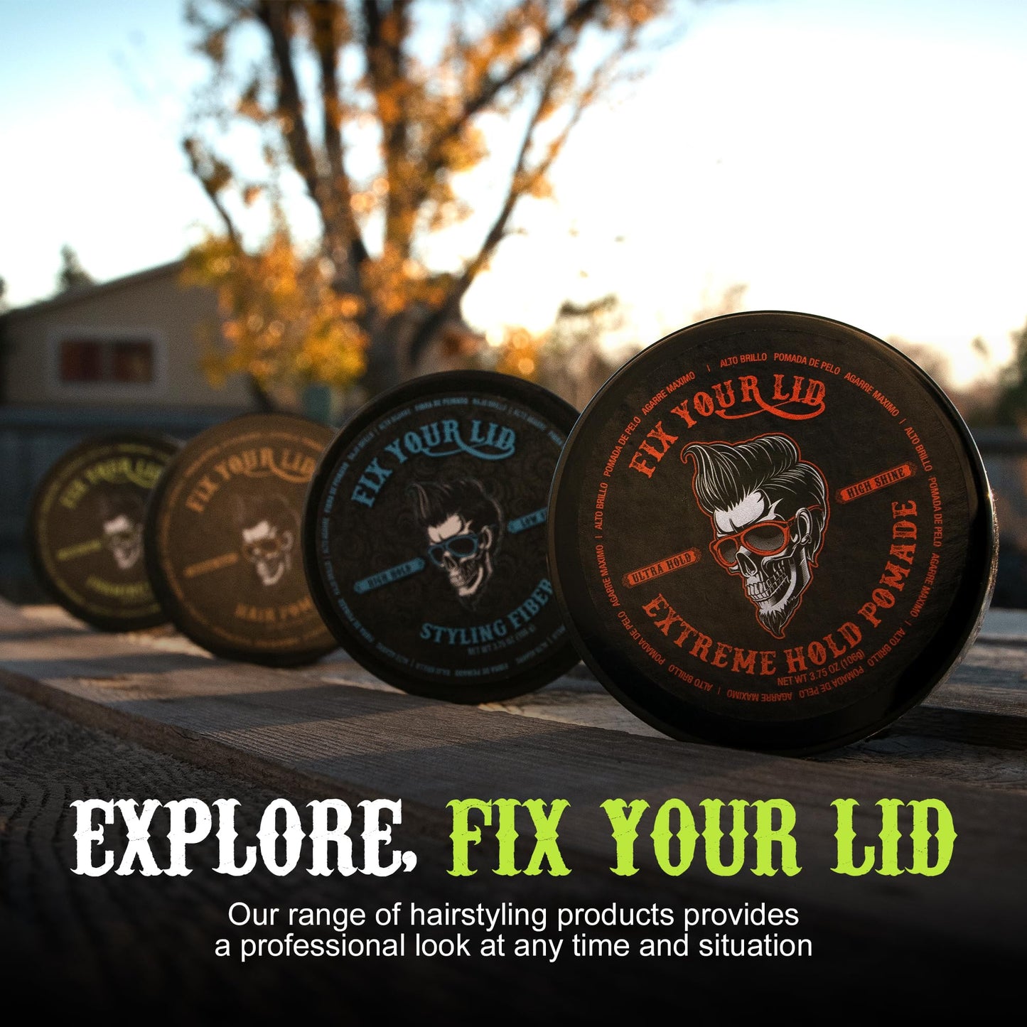 Fix Your Lid Forming Cream for Hair Styling - Men`s Cream with Medium Hold and Shine - Match all Mens Hair Types & Styles - Easy To Wash Out - 1.7 Oz