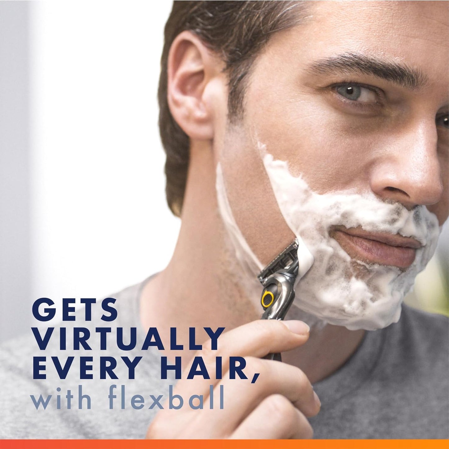 Gillette ProGlide Shield Men's Razor - 5-Blade Precision Trimmer with 4 Refills | Smooth Shave