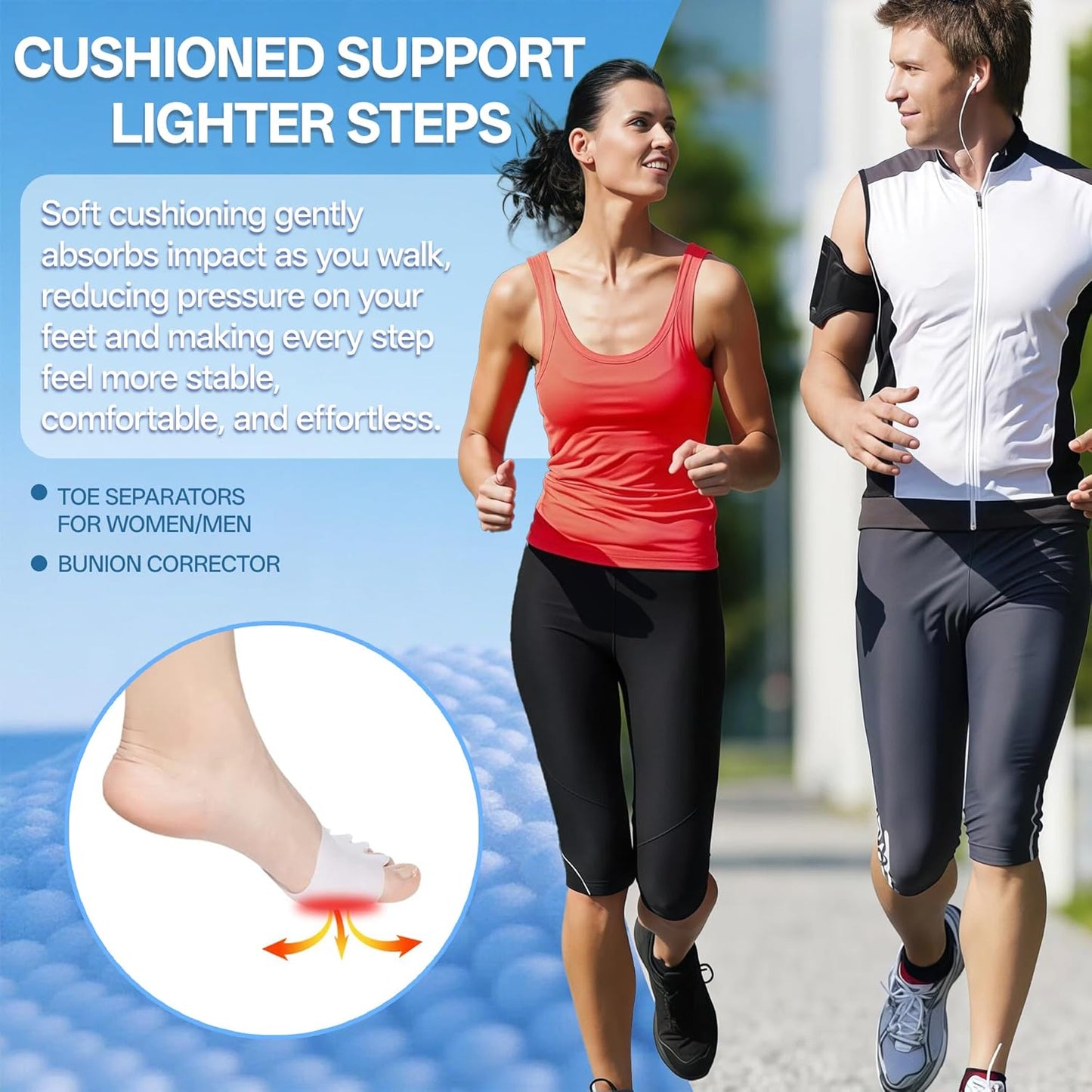 Toe Separators for Women & Men | Soft Silicone 6 Pairs for Bunion Relief & Toe Alignment