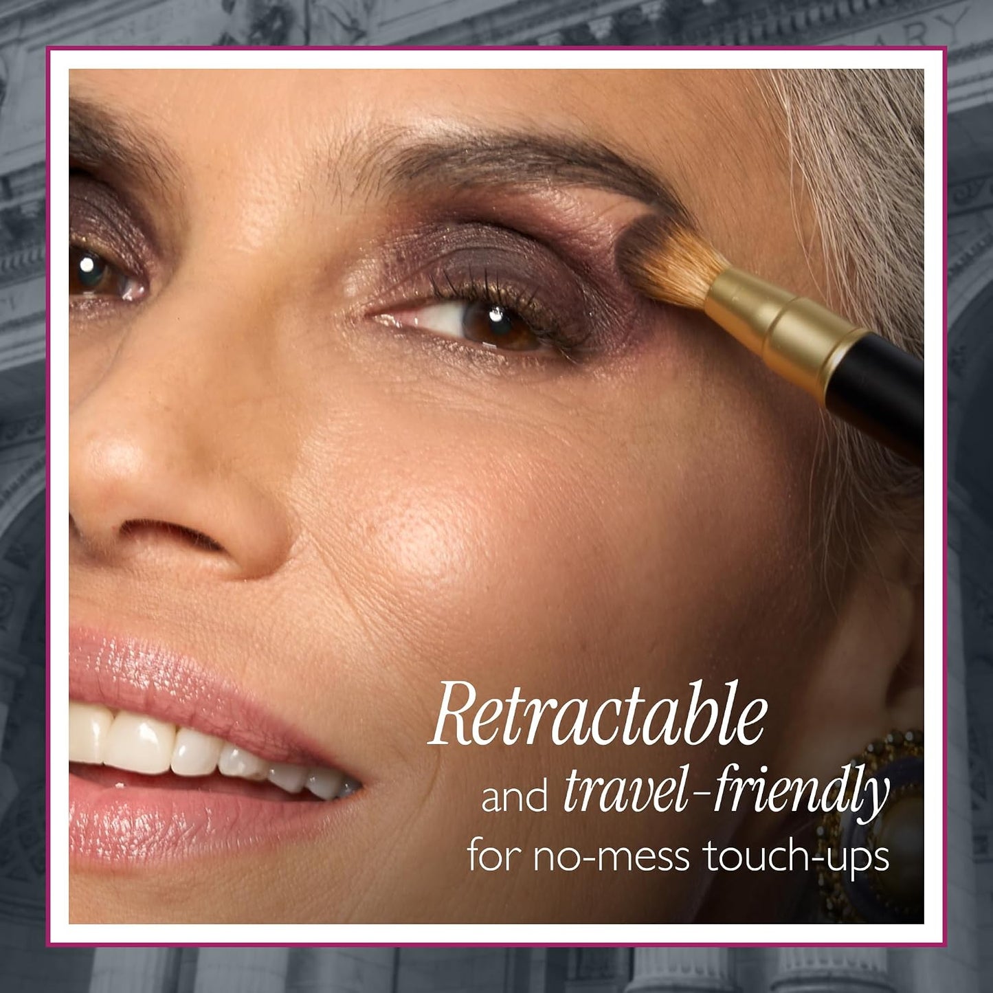 Professional Makeup Brushes - Cruelty-Free Dual-Ended Lip & Eyeshadow Brush Set | 22 Pieces