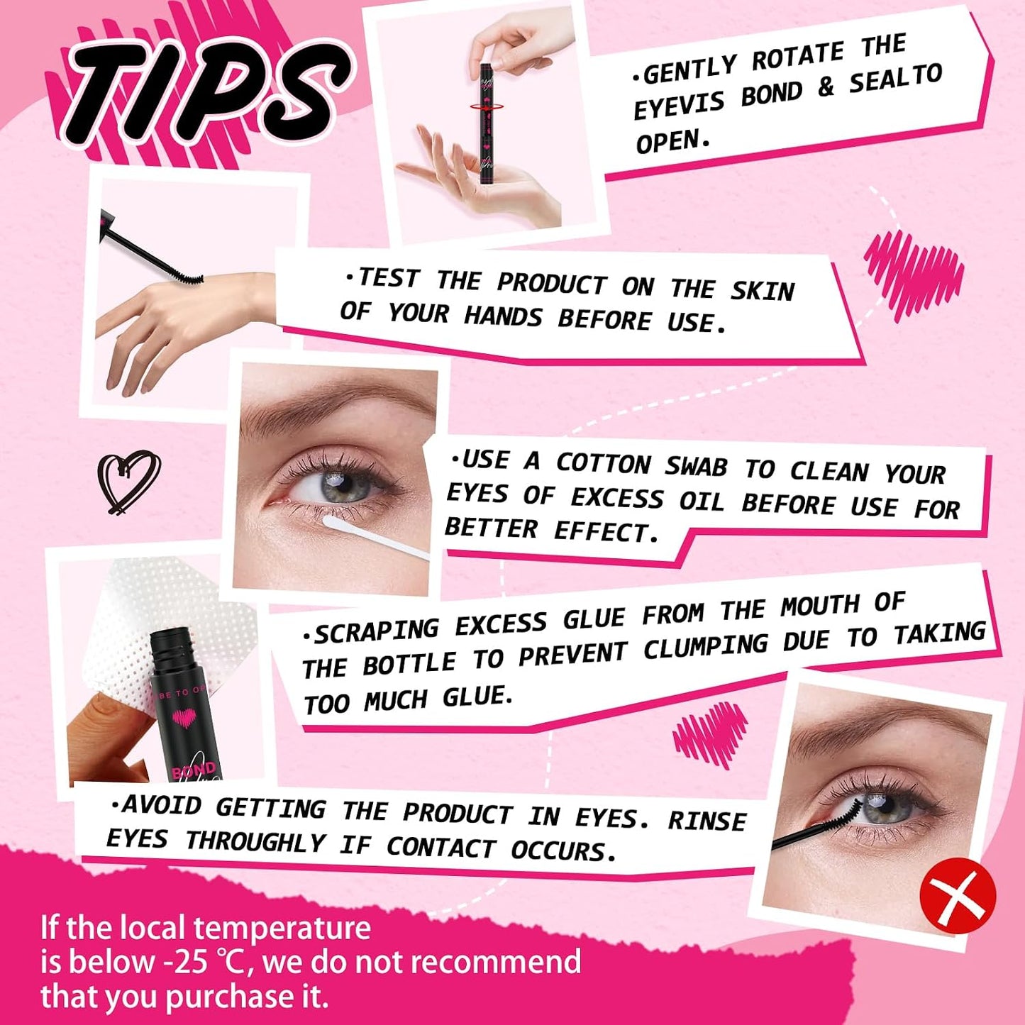 Cluster Lash Glue & Seal - Waterproof Strong Hold for DIY Eyelash Extensions | 5ml Black & 5ml Clear
