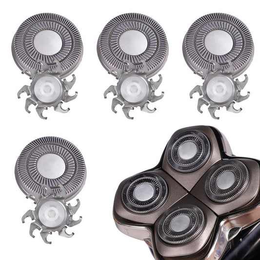 4pcs Shaver Replacement Blades for Skull Shaver Pitbull Caver PRO Series,Replacement Heads Compatible with Skull Shaver Pitbull Gold/Silver/Platinum/Diamond Pro Shaver and Palm Shaver