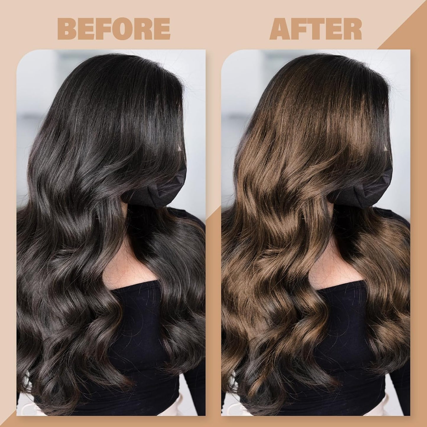 Temporary Hair Color Wax - Natural Washable Brown Hair Dye for Kids & Women | 4.23 Oz Perfect for Cosplay & Parties