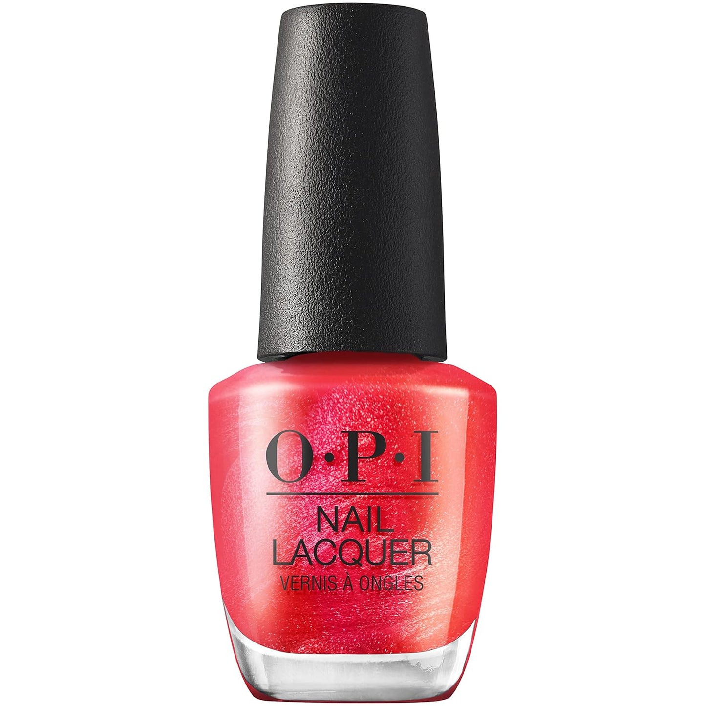 OPI Nail Lacquer Red Nail Polish - Crème, Shimmer & Glitter | Chip Resistant, Fast Drying | 0.5 Fl Oz