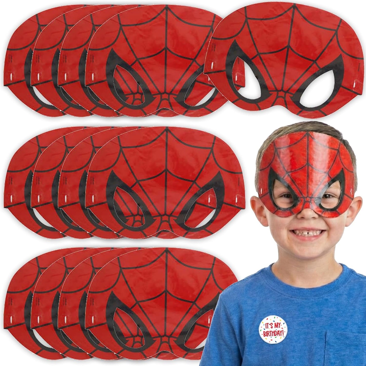 Spiderman Party Favors - Officially Licensed Masks & Birthday Decorations | Fun for Kids